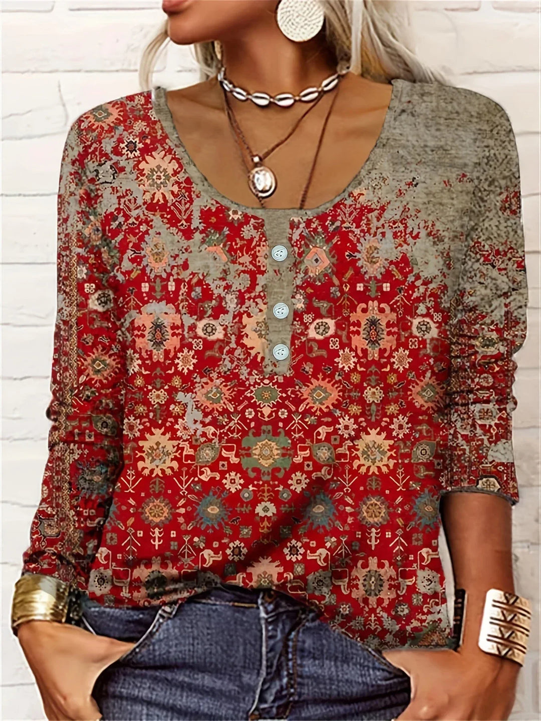 Monica | Stijlvolle boho blouse