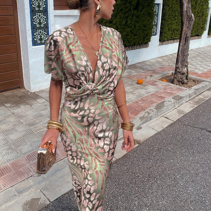 Vina | Sophisticated v-hals jurk