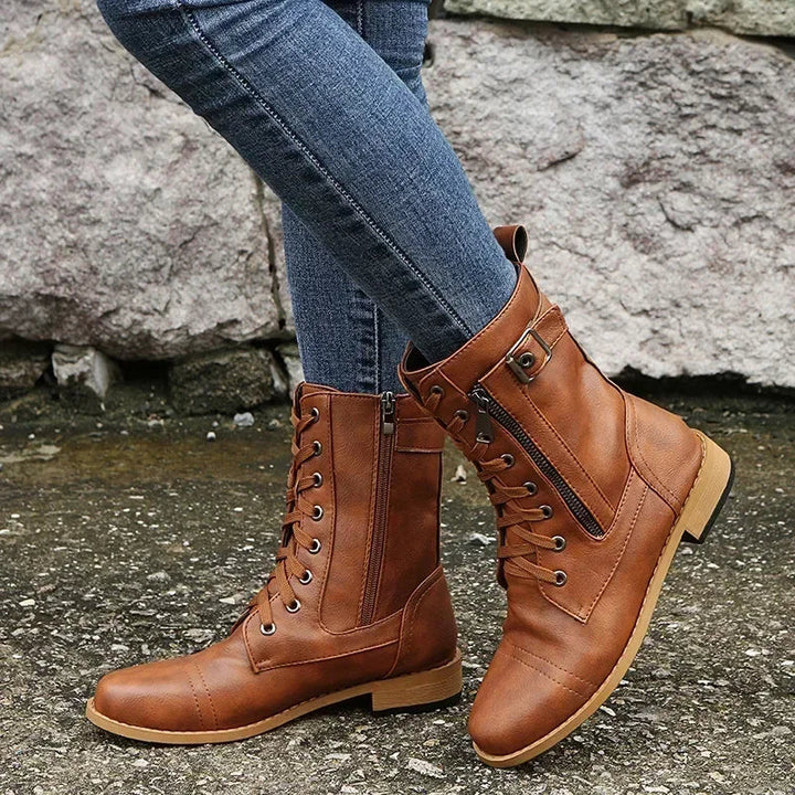 Natasja | Vintage Leren Boots