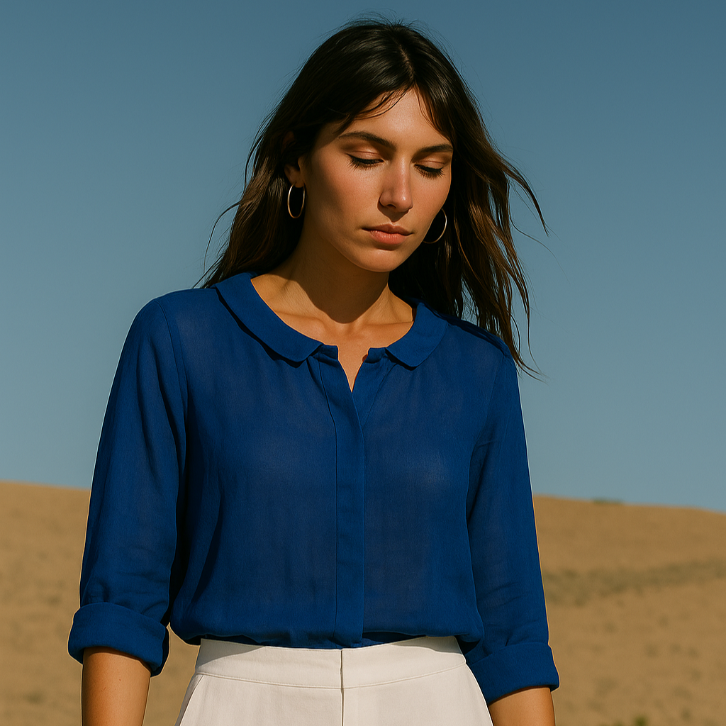 Selma | Chique blouse met linnen