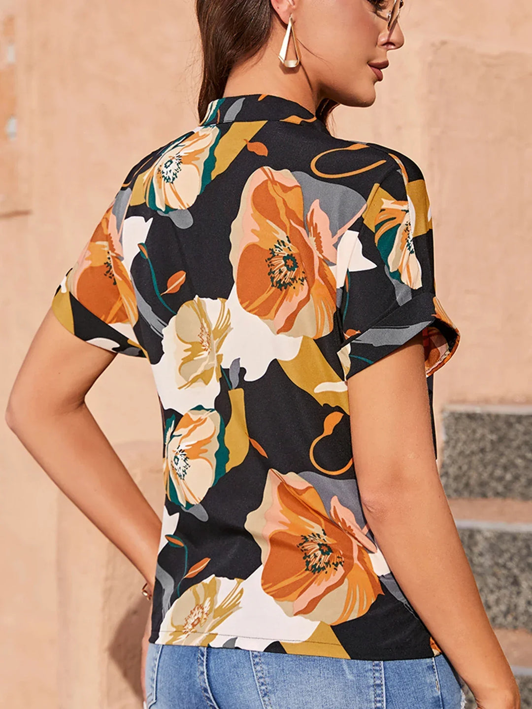 Sheila | Kleurrijke blouse met speelse print