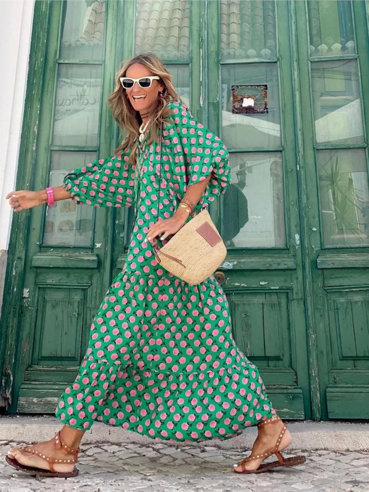 April | Boho maxi jurk