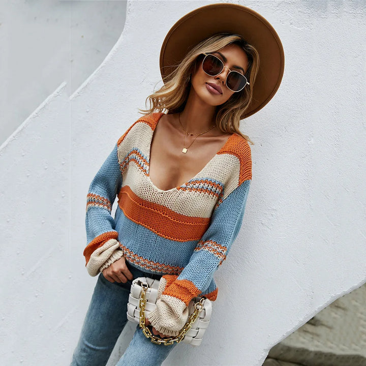 Shella | Trendy V-hals trui