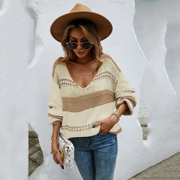 Shella | Trendy V-hals trui