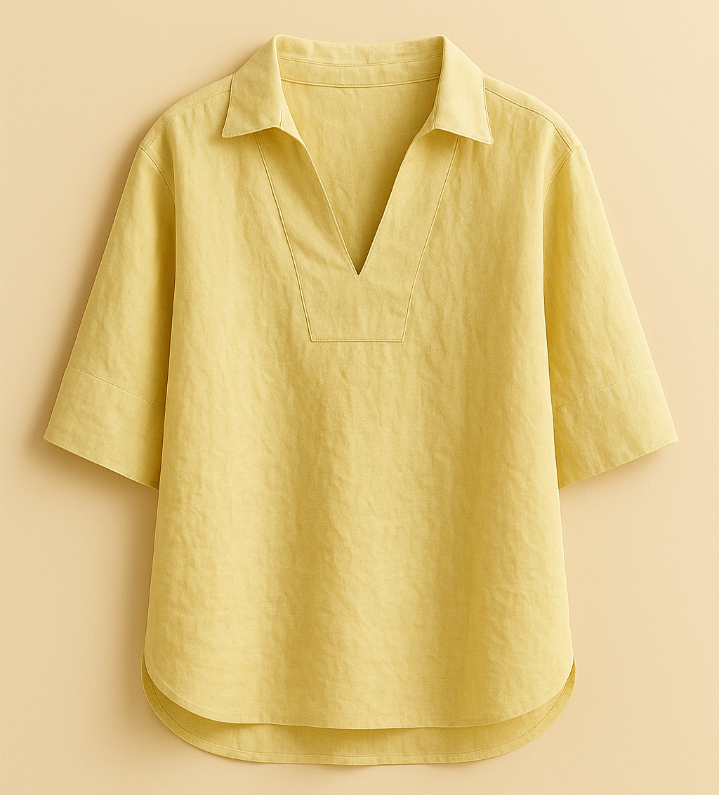 Surya | Elegante blouse met linnen