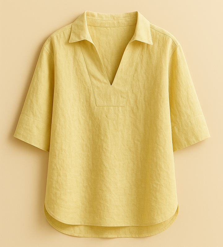 Surya | Elegante blouse met linnen