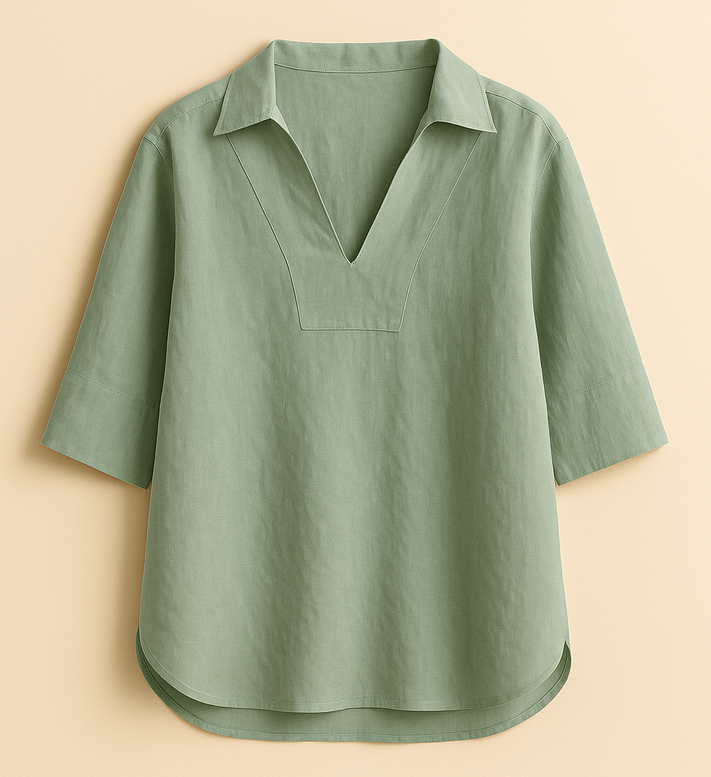 Surya | Elegante blouse met linnen