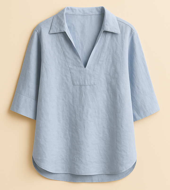 Surya | Elegante blouse met linnen