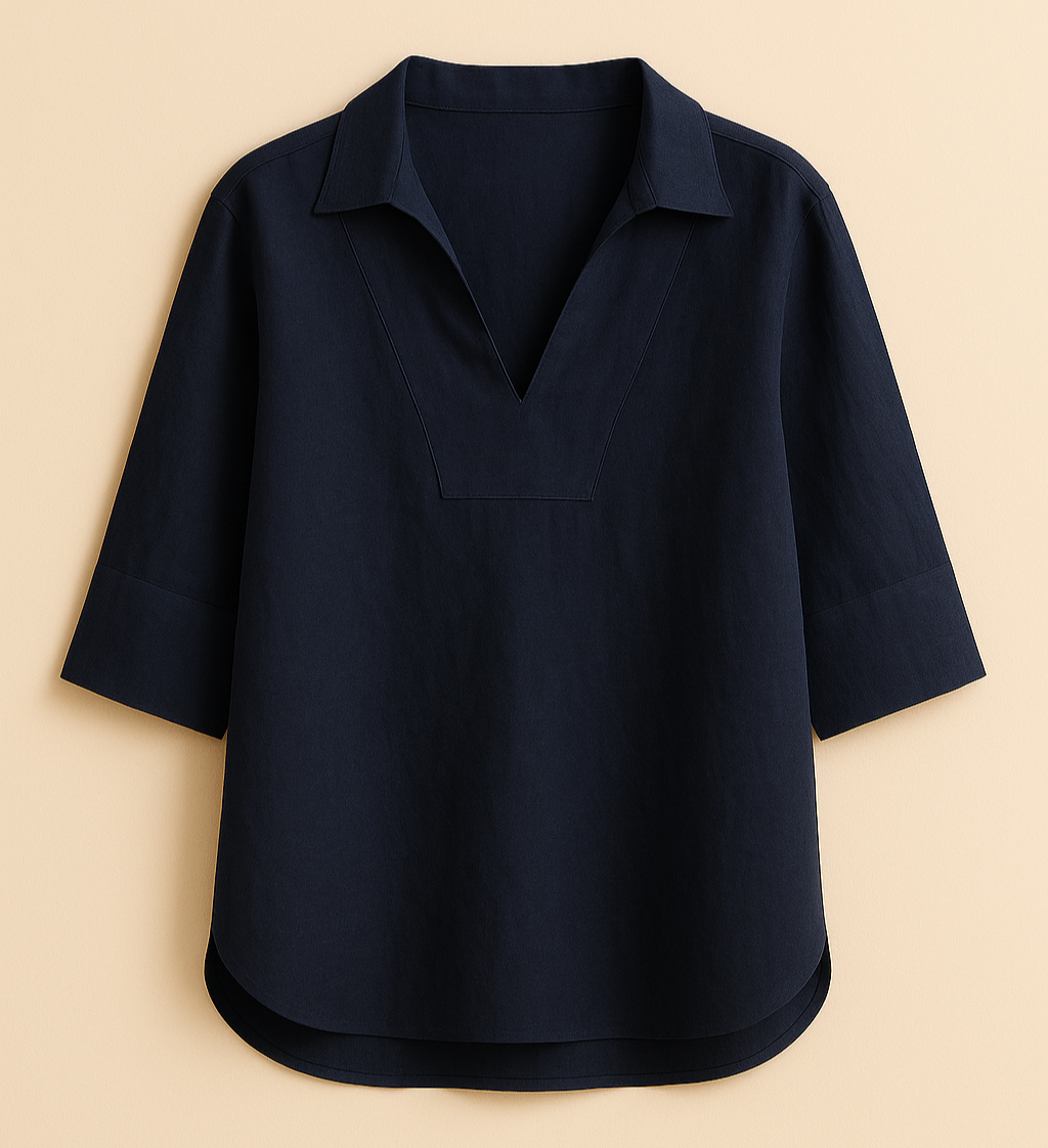 Surya | Elegante blouse met linnen