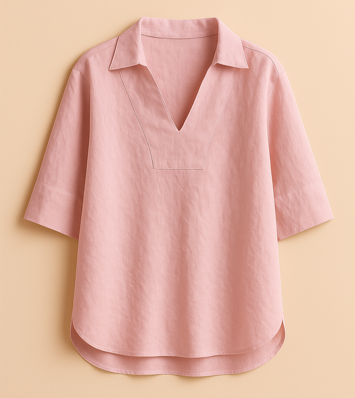 Surya | Elegante blouse met linnen