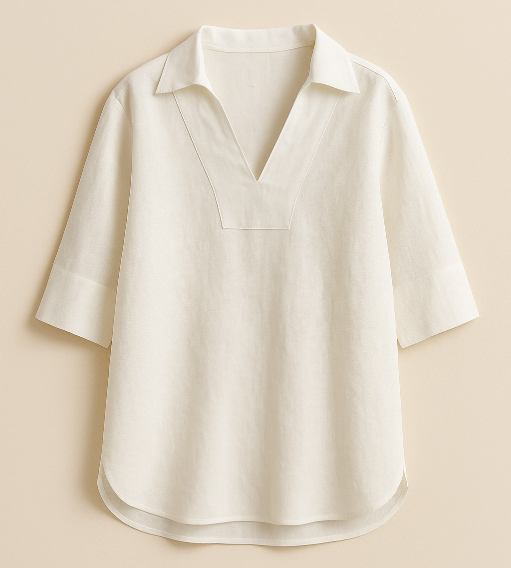 Surya | Elegante blouse met linnen