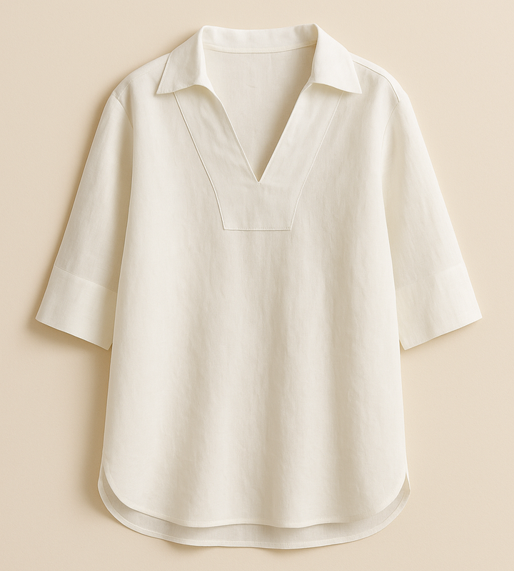 Surya | Elegante blouse met linnen