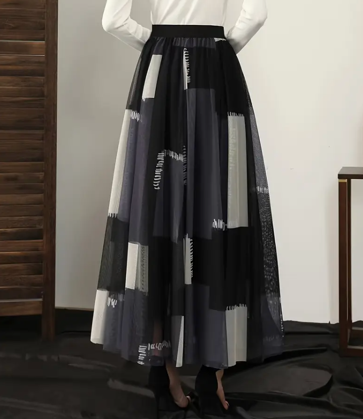 Talulla | Elegante rok met print