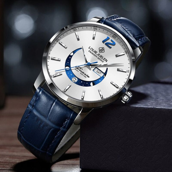 Atticus | Elegant maanfase horloge