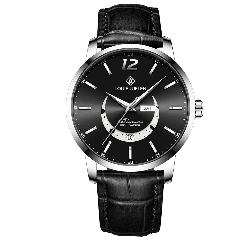 Atticus | Elegant maanfase horloge