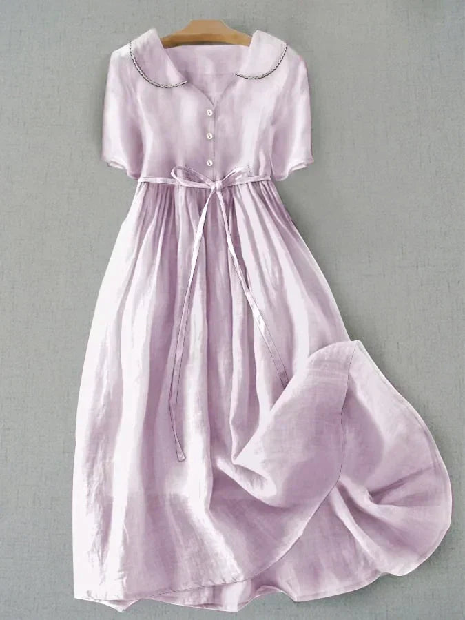 Isla - Elegante Jurk met Middellange Mouwen