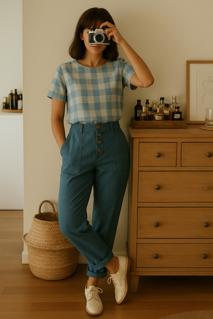 Enisa | Zomerse broek met linnen