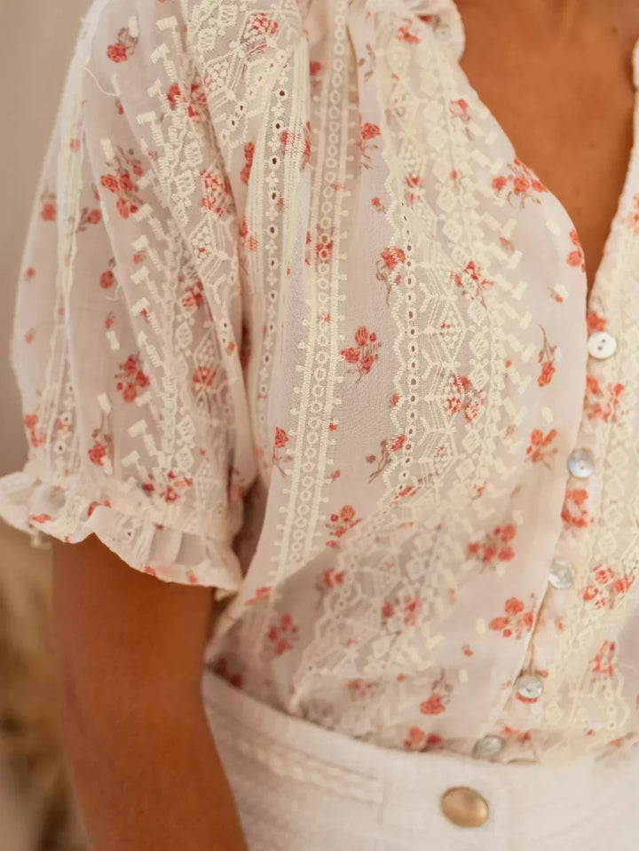 Arla | Elegante blouse met bloemenprint