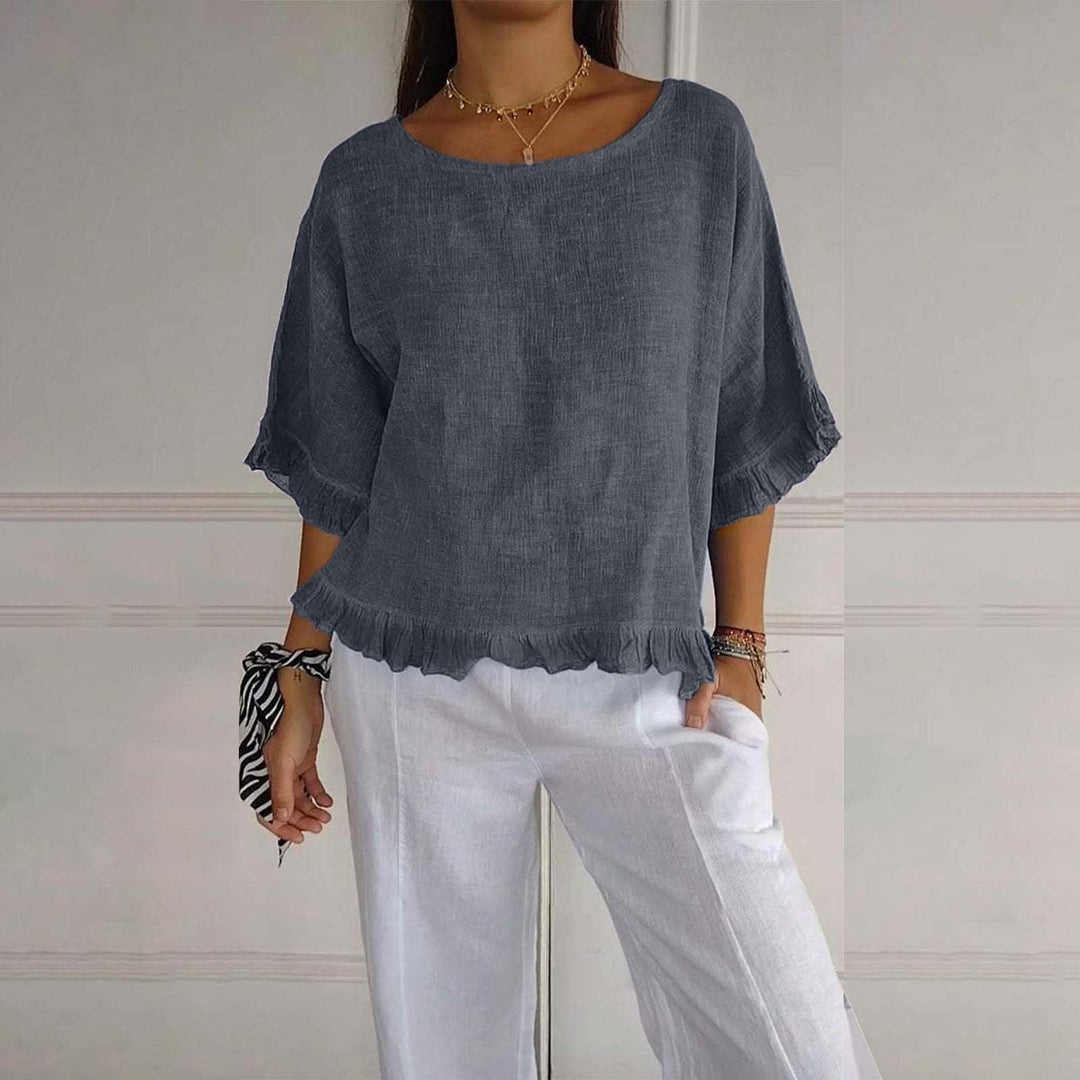Chique, lichte zomerblouse