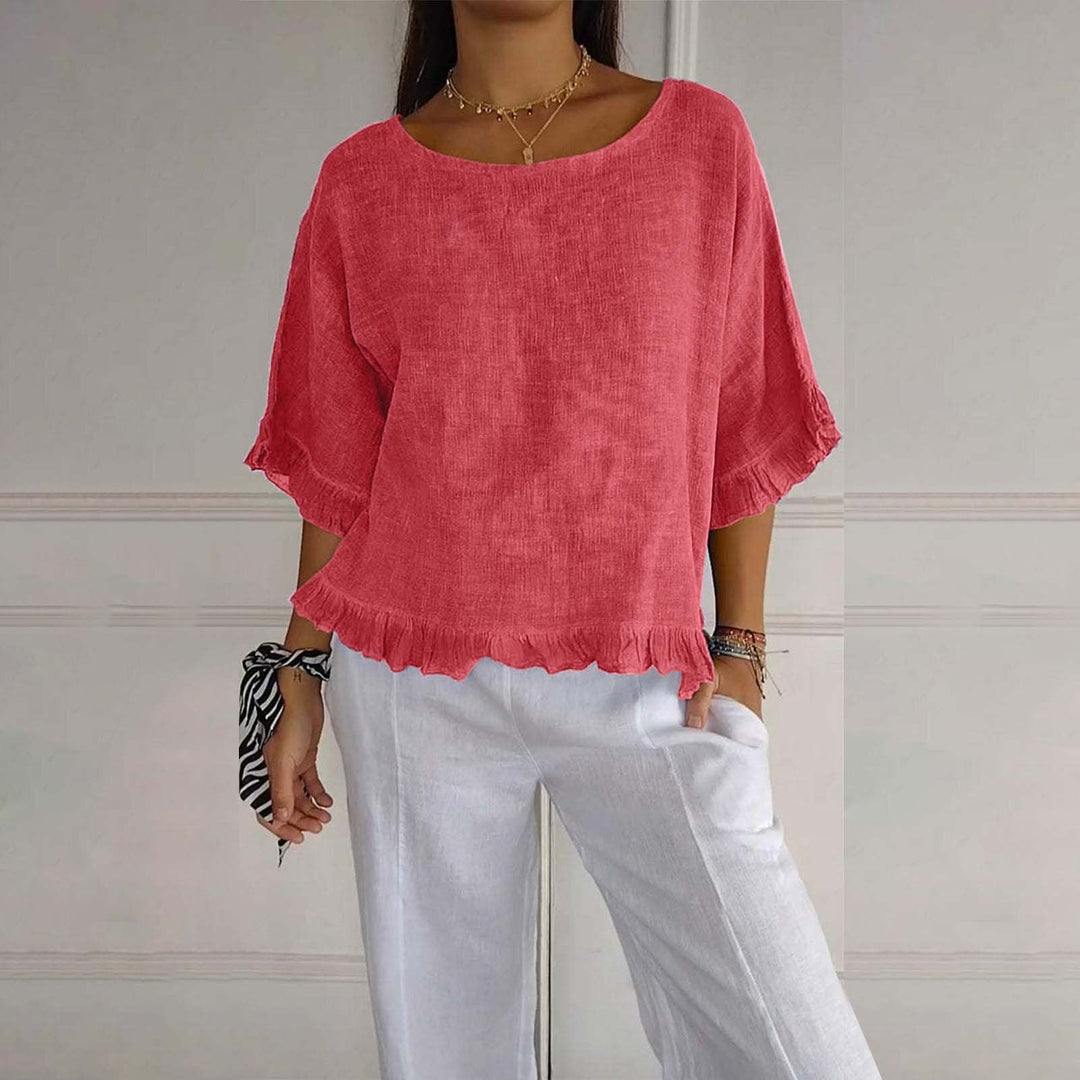 Chique, lichte zomerblouse