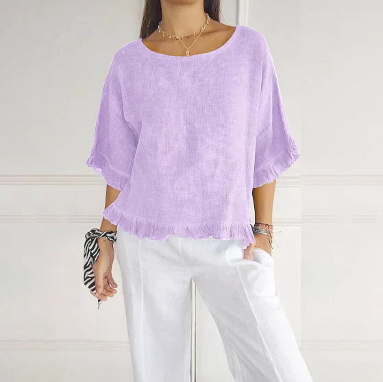 Chique, lichte zomerblouse