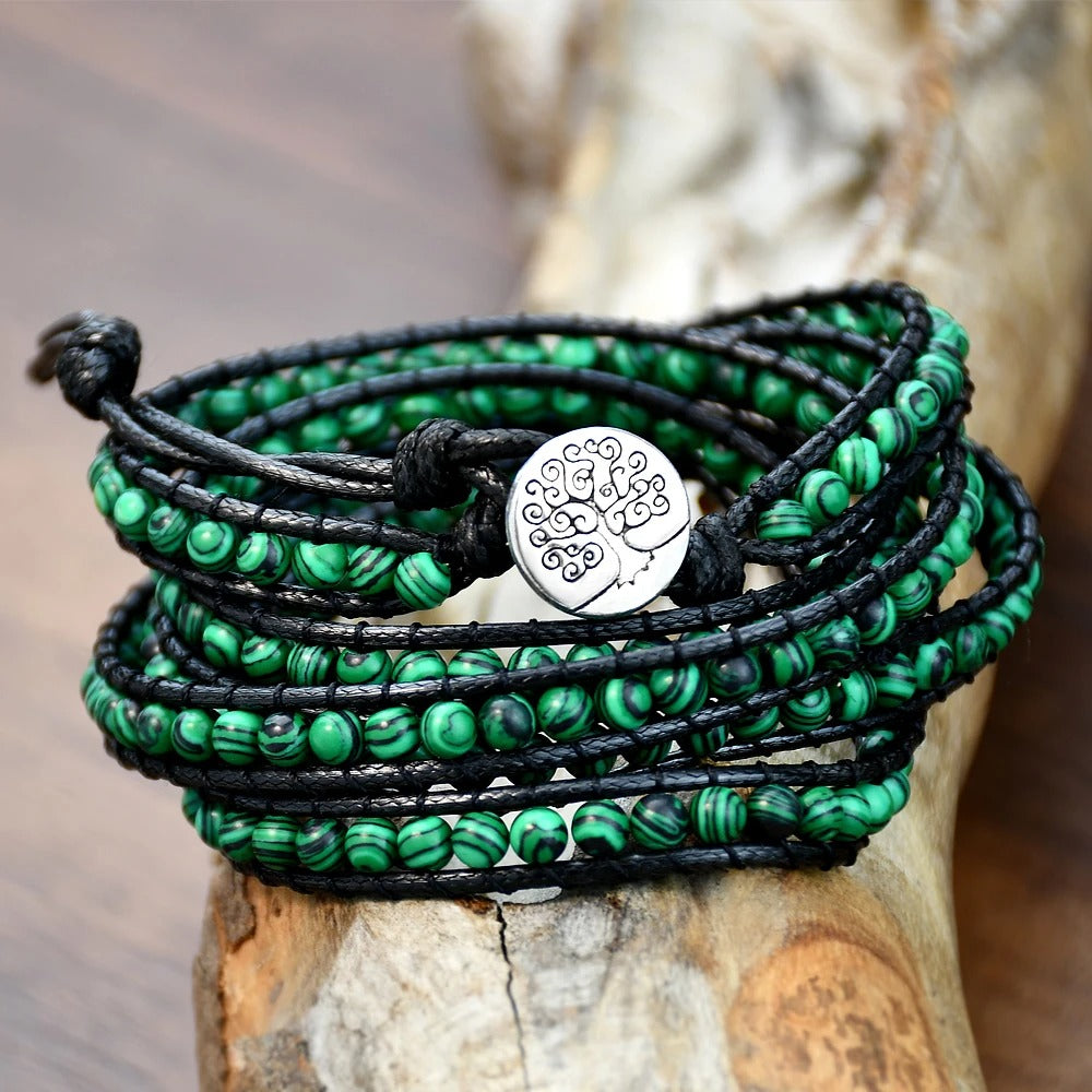 Louisa | 5-laags Bohemian Wikkelarmband