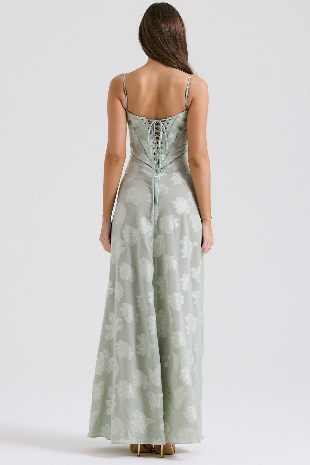 Vivienne | Elegante gebloemde maxi jurk
