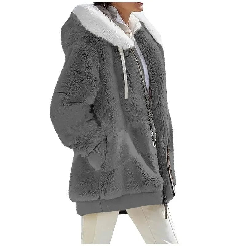 Fiona | Zachte fleece jas
